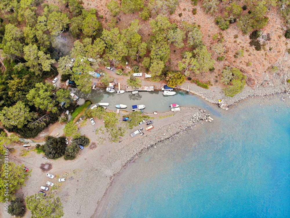 
magnificent drone images of the Mediterranean beaches