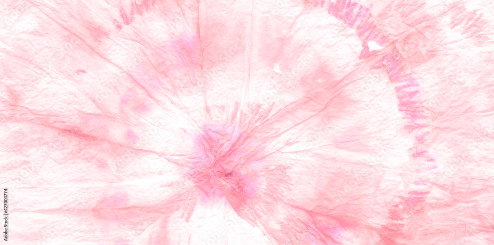 Pink Tie Dye Wash. Ink Spiral Silk Background. Pink Tie Dye Wash. Ink Spiral Silk Background.