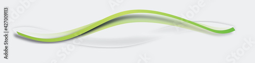 Grün Welle Wellen Band Banner Hintergrund 