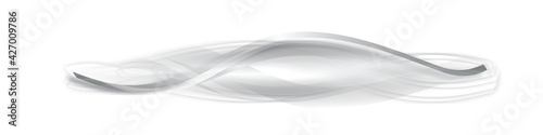 Silber Band Banner Welle Wellen 