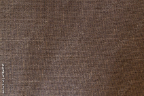 Background and textured pattern of brown fabric floor.