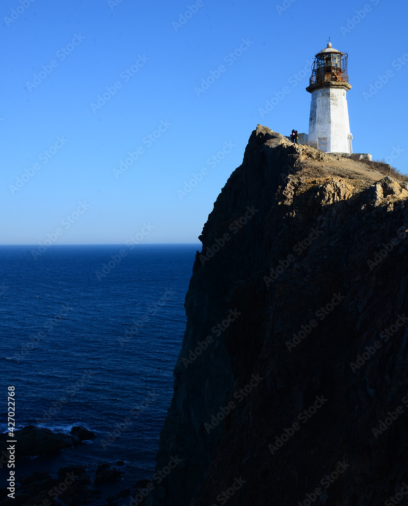 lighthouse on the rocks