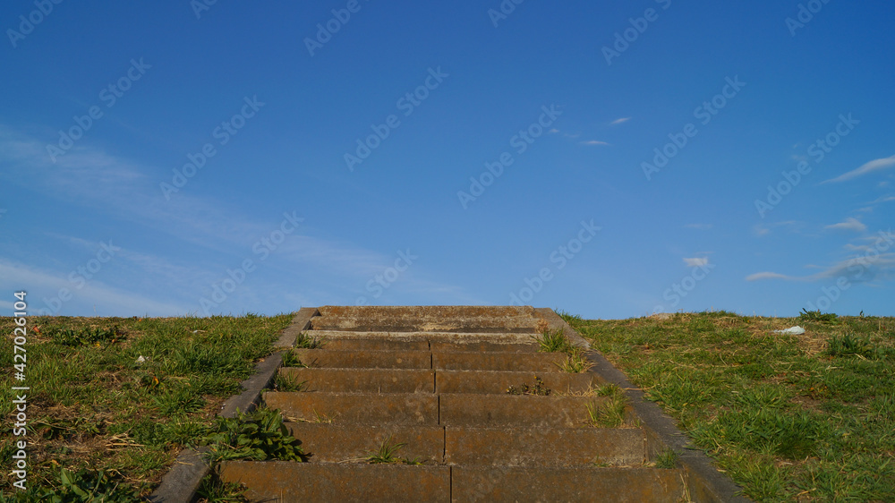Fototapeta premium stairs to sky