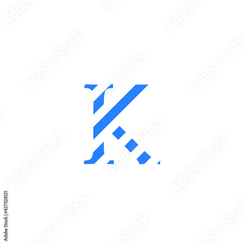Free Download letter K camouflaged with vector background - GFXLoad