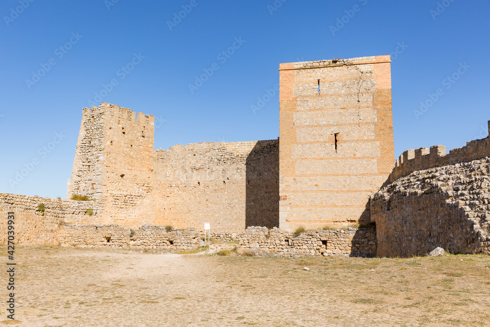 inside the medieval castle (Caliphate fortress) in Gormaz, province of Soria, Castile and Leon, Spain