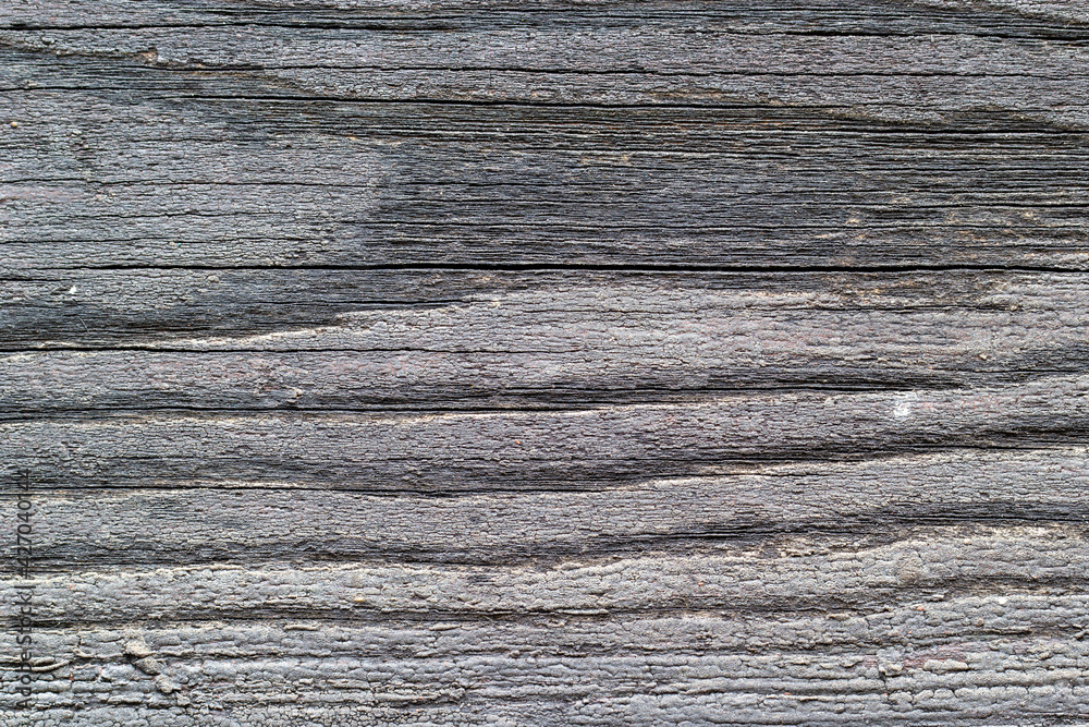 Gray board, wood texture, wooden background, damaged, cracked. Gray board, wood texture, wooden background, damaged, cracked.