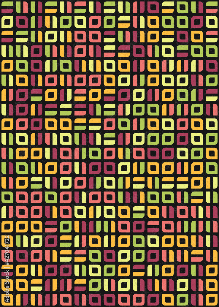 Abstract Geometric Pattern generative computational art illustration Abstract Geometric Pattern generative computational art illustration
