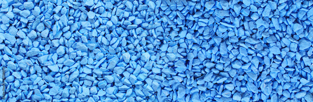 Panorama blue texture of small stone background. Panorama blue texture of small stone background.