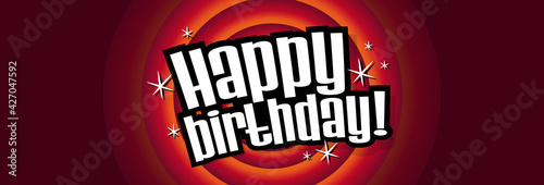 Canvas Print Happy birthday !
