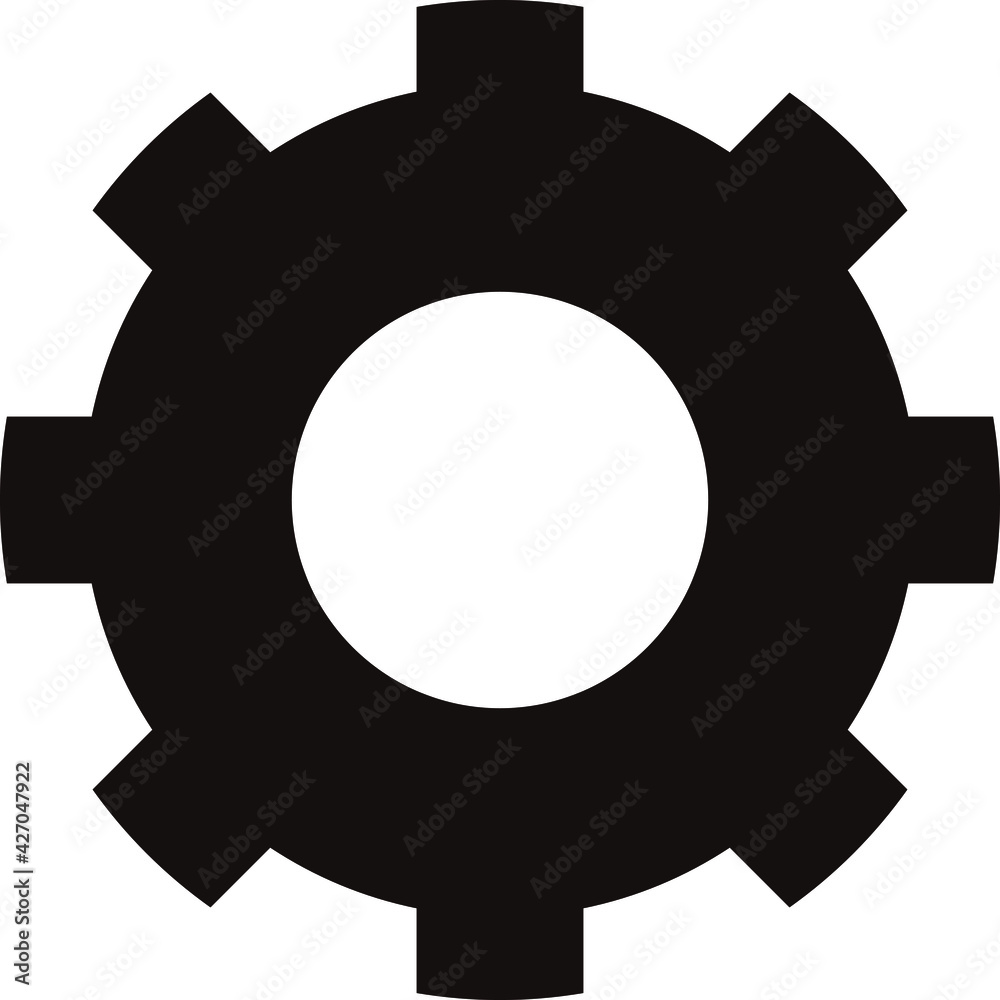 Gear vector icon isolated,cogs,Settings with flat style Gear vector icon isolated,cogs,Settings with flat style