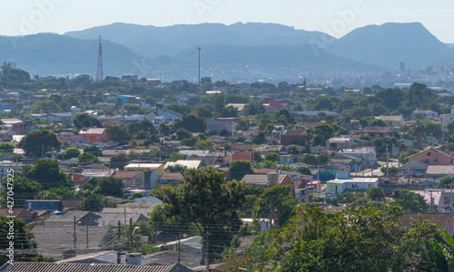 Panoramic view of the City of Santa Maria in the State of Rio Grande do Sul in Brazil