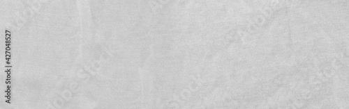 Panorama White fabric texture background.