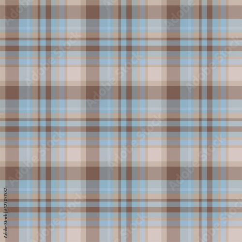 Wallpaper Mural Plaid seamless pattern. Vector background of textile ornament. Flat fabric design. Torontodigital.ca