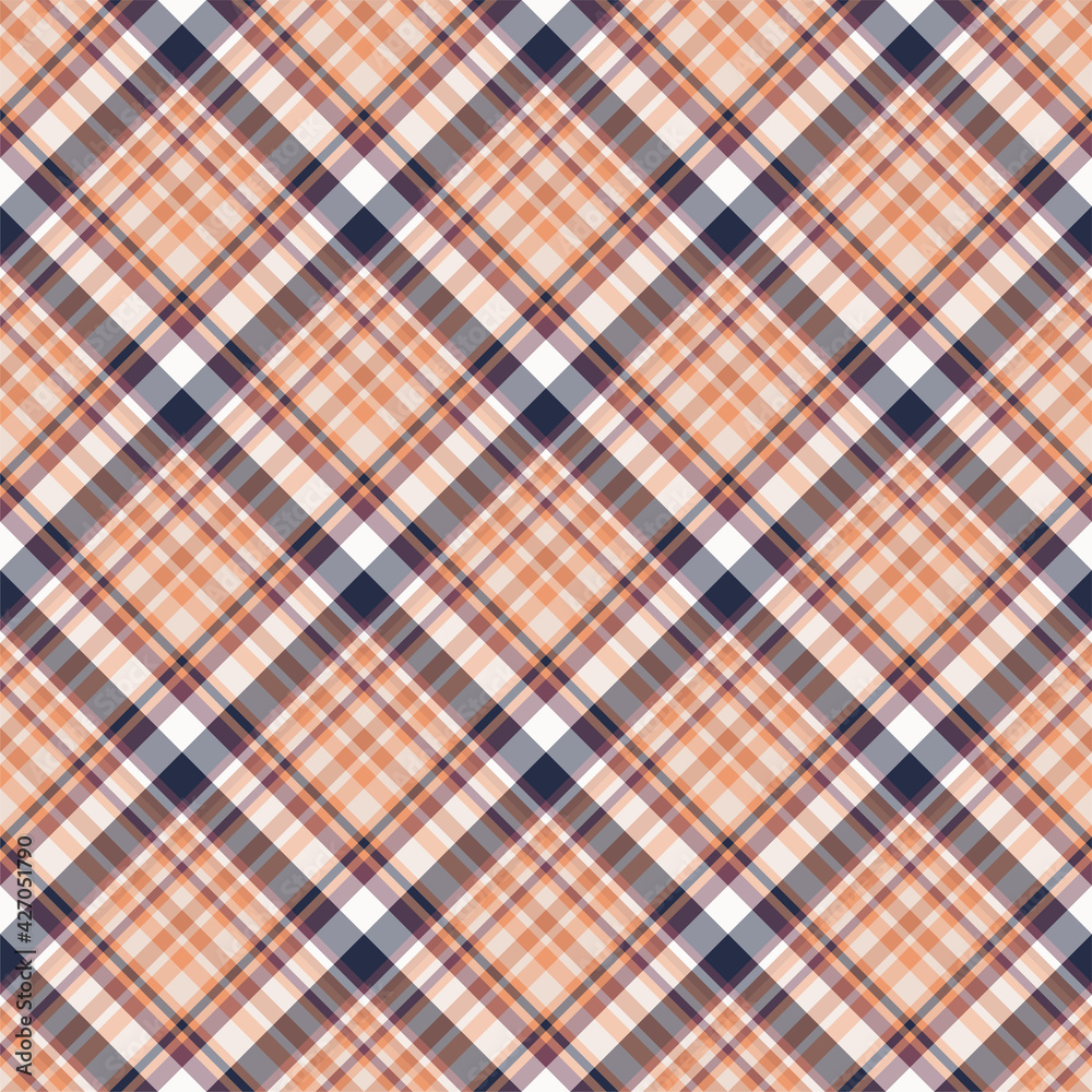 Plaid seamless pattern. Vector background of textile ornament. Flat fabric design. Plaid seamless pattern. Vector background of textile ornament. Flat fabric design.