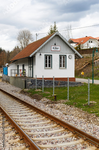 Ehemalige Bahnstation in Killer bei Burladingen (Hohenzollern)