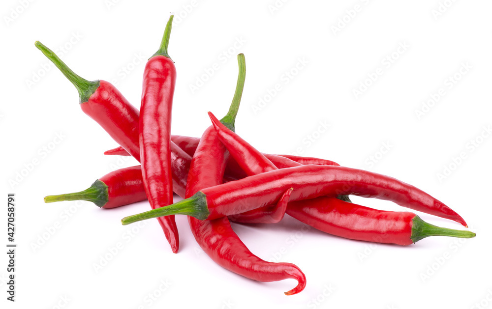 chili pepper isolated on a white background