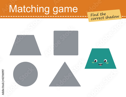 Billede på lærred Matching game for children