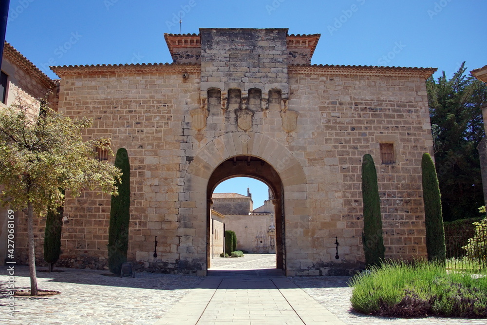 The Royal Abbey of Santa Maria de Poblet is a Cistercian monastery, founded in 1151, Catalonia, Spain