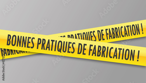 Logo bonnes pratiques de fabrication.