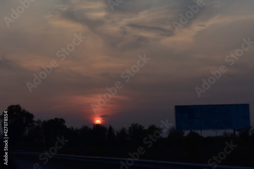 time lapse sunset