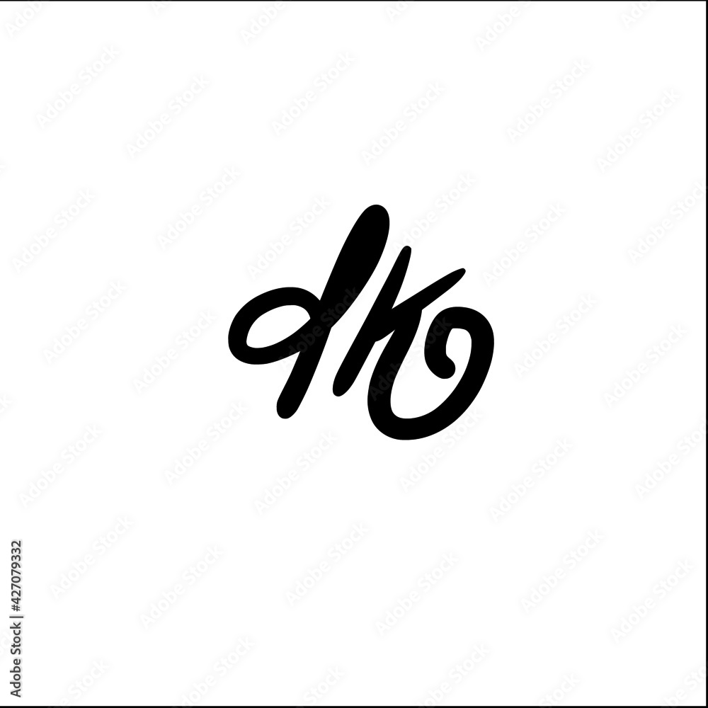 dk initial handwritten logo for identity dk initial handwritten logo for identity