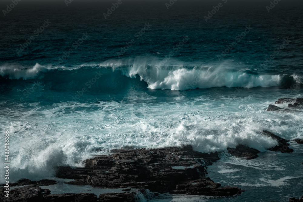 Crashing waves at Birsay , Orkney