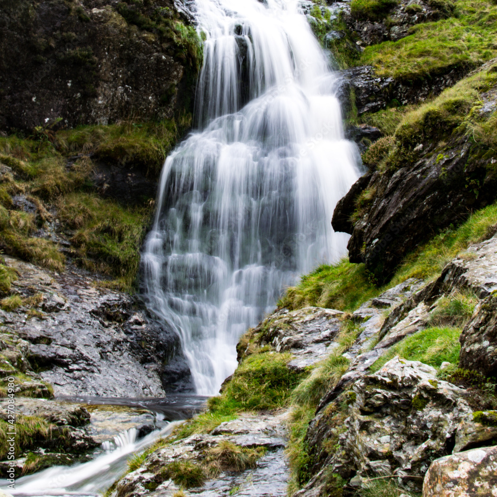 waterfall in the forest waterfall in the forest