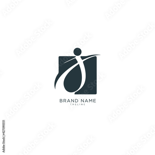 Alphabet letter Initial J, JJ logo premium business typeface, minimal, innovative concept, creative, symbol, company, sign, Monogram, vector, startup, template graphic design.