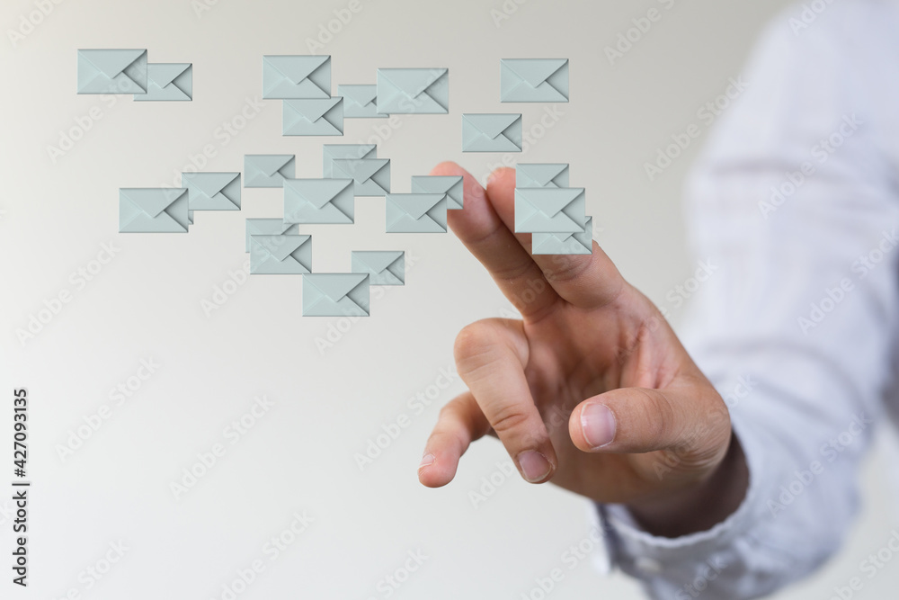 Email Inbox Electronic Communication Graphics Concept Email Inbox Electronic Communication Graphics Concept