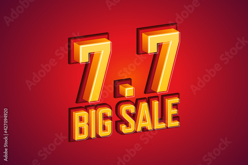 7.7 Big sale font expressio...