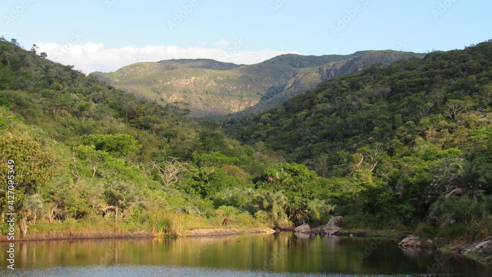 lake in the mountains