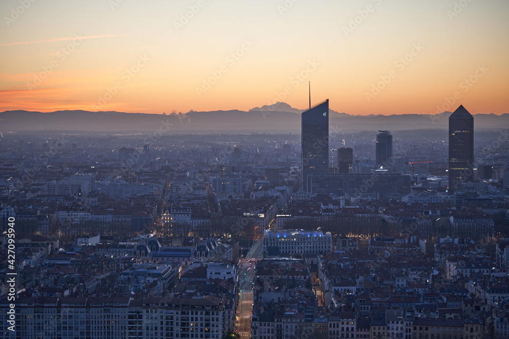 Sunrise in Lyon