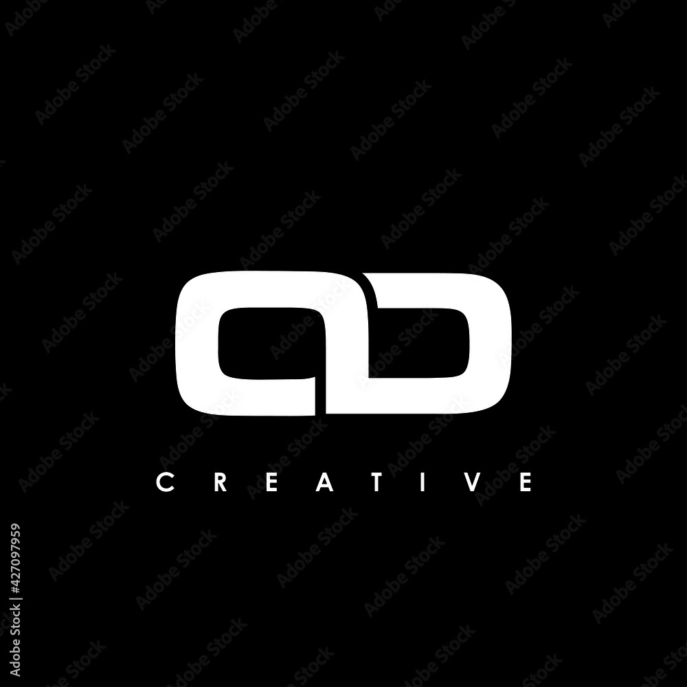 Fototapeta premium OD Letter Initial Logo Design Template Vector Illustration