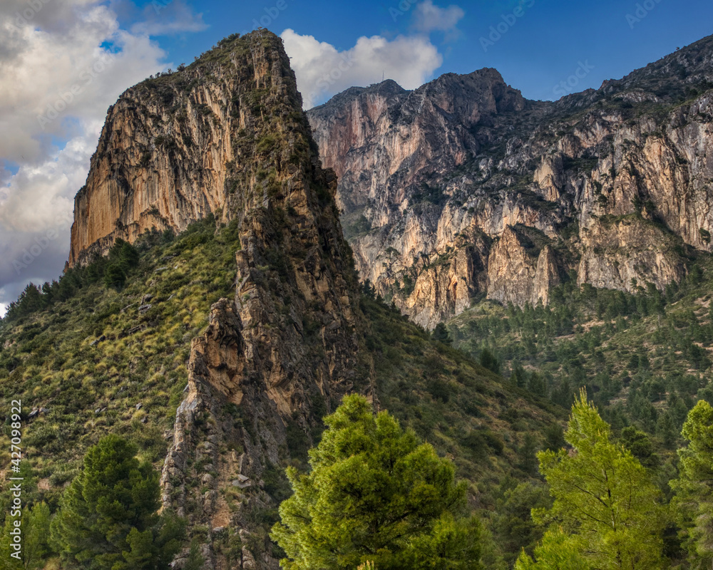 Set of mountains located in Busot, Alicante.