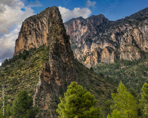 Set of mountains located in Busot, Alicante.