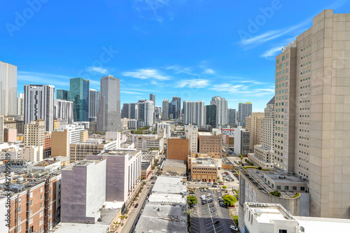 Miami downtown aerial view © Venu