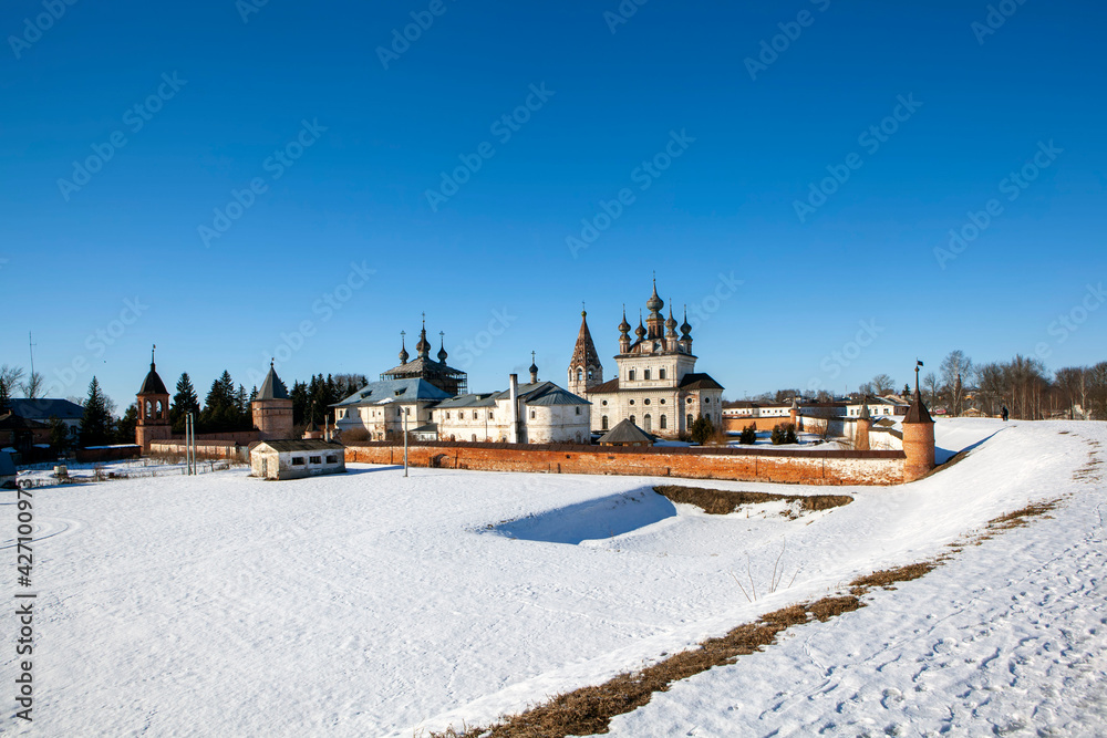 Obraz premium Archangel Michael Yurievsky Monastery. Yuryev-Polsky. Vladimir region. Russia