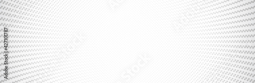 White Gray background. 3d dotted surface. Technology presentation backdrop. Vector illustration