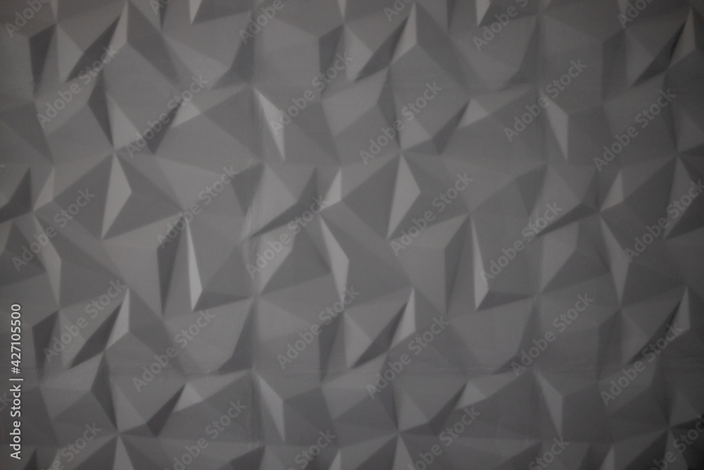 Abstract background of polygons on grey background. Abstract background of polygons on grey background.