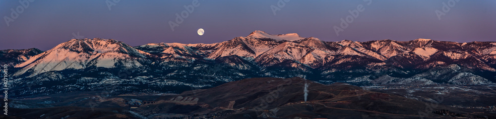 Moon over Mt Rose