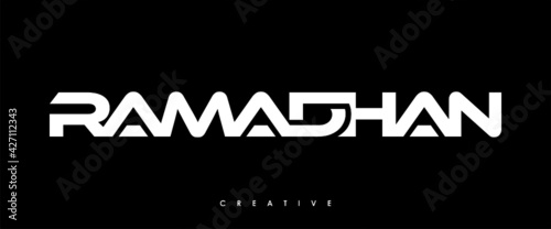 RAMADHAN Letter Initial Logo Design Template Vector Illustration