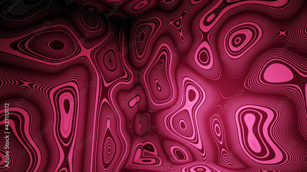 Abstract colorful pattern. 3D Illustration.
