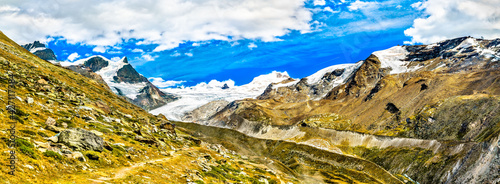 Parnorama of Swiss Alps near Zermatt photo