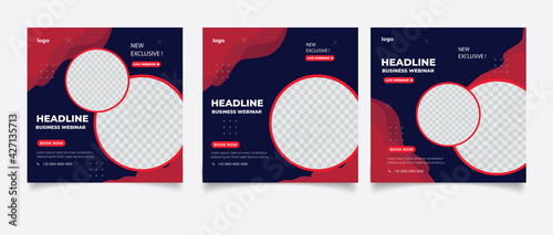 Business Webinar Social Media Post Template