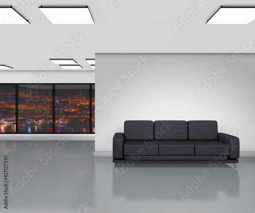 Abstract office wall.