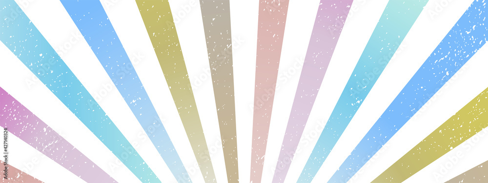 simple retro grunge sunray, sunshine, beam lines, sunburst, rays for background, pattern, banner, label, wallpaper, texture etc. vector design. 