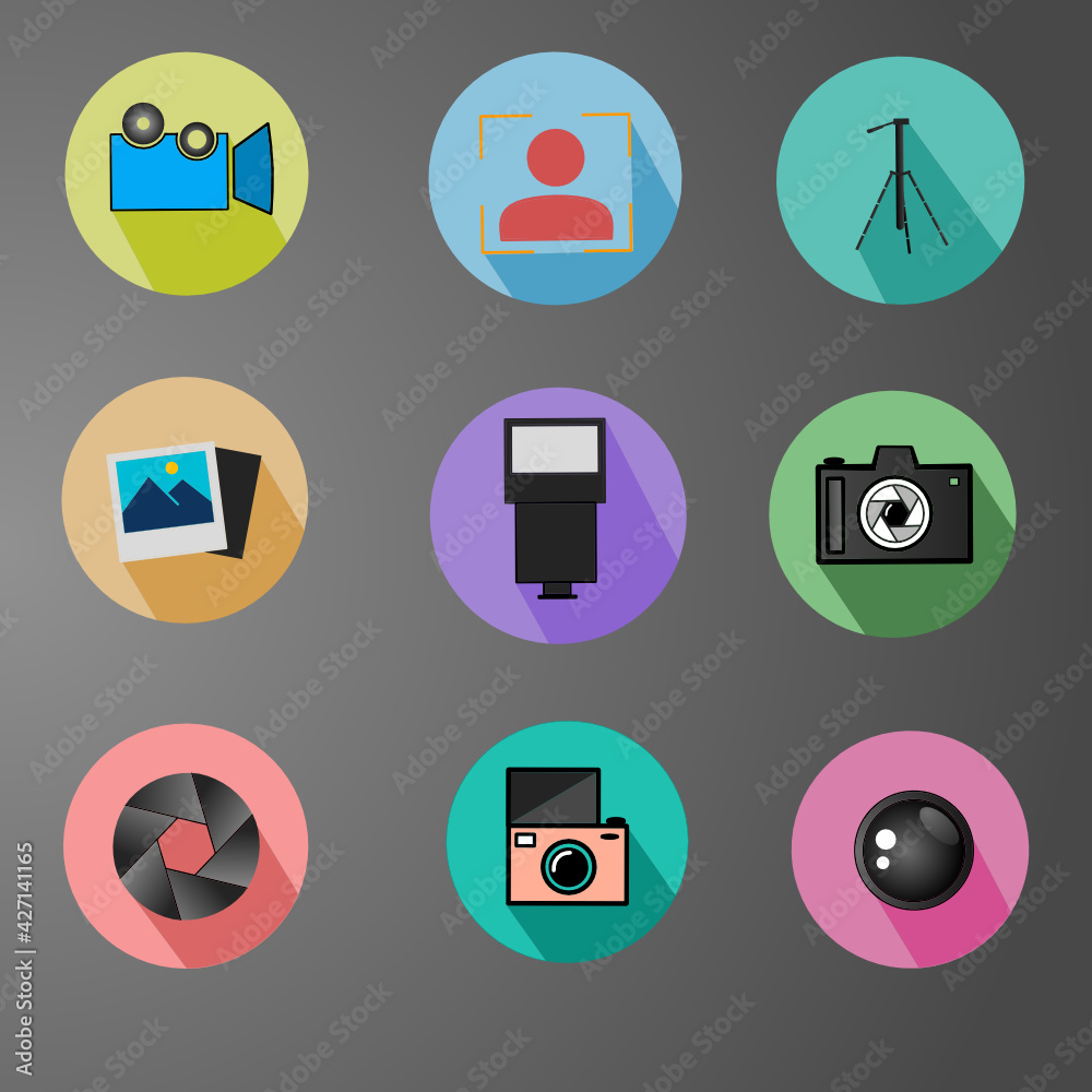 flat icons for web and mobile applications flat icons for web and mobile applications