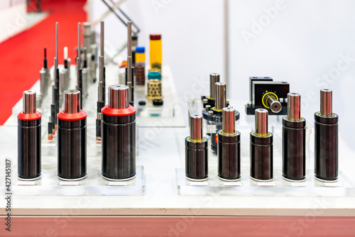 Various type and size nitrogen gas spring shock absorber for injection plastic mold and die casting moulds or machine in industrial on table