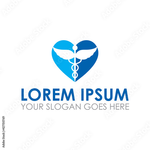 caduceus vector , pharmacy logo vector