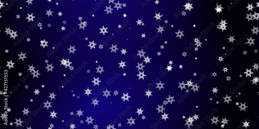 Falling Snowflakes seamless pattern flying snow Falling Snowflakes seamless pattern flying snow